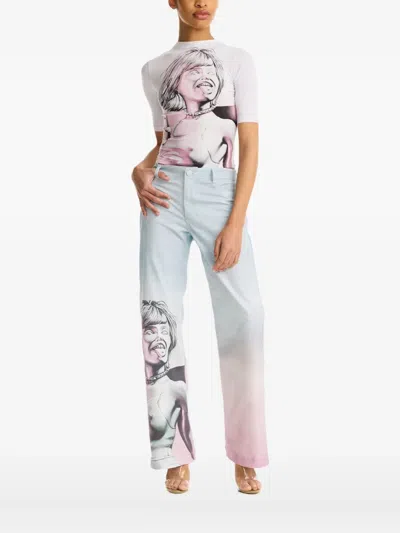 Maisie Wilen Graphic-print T-shirt In White