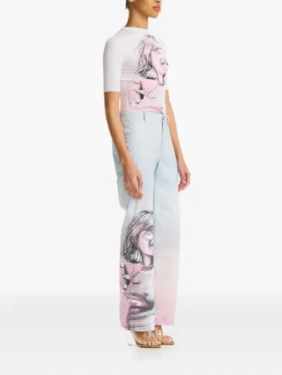 Maisie Wilen Graphic-print T-shirt In White