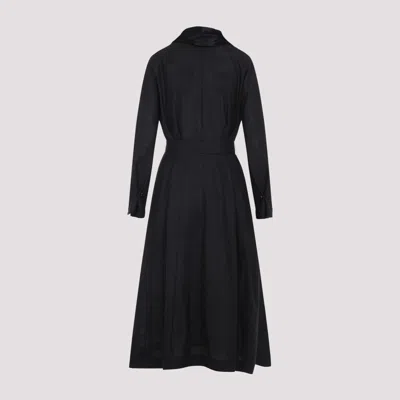 Alberta Ferretti Alberta Ferreti Virgin Wool Midi Dress In Black