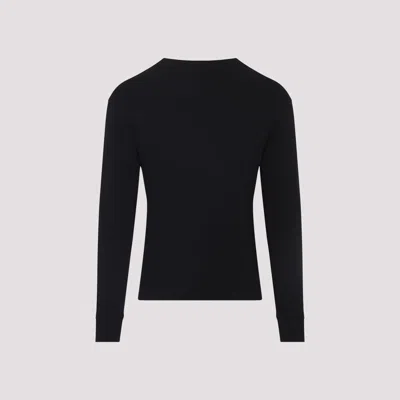 Tom Ford Men Cotton Modal Rib Ls Henley