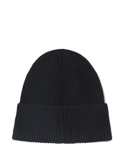 Marc Jacobs Ribbed-knit Beanie In Black