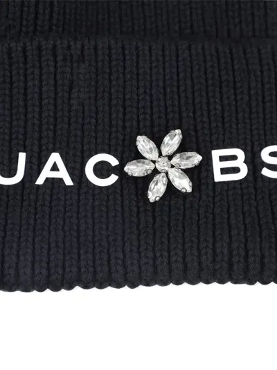 Marc Jacobs Ribbed-knit Beanie In Black