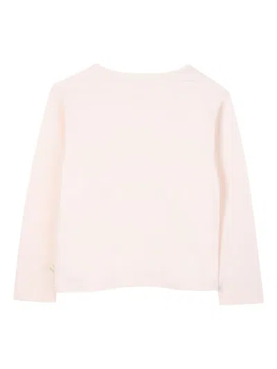 Billieblush Rhinestone-embellished Long-sleeve T-shirt In Pink