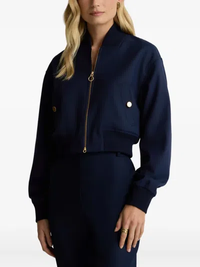 St John Dakota Cropped Bomber Jacket