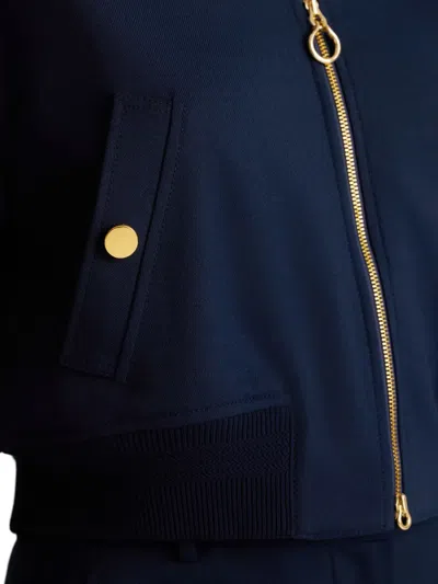 St John Dakota Cropped Bomber Jacket