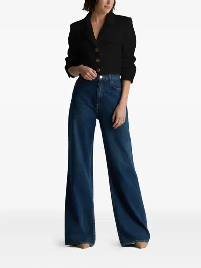 St John Textured Button Jacket In Black