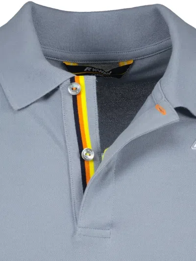 K-way Polo Vincelle Light Stretch In Gray