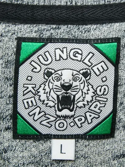 Pre-owned Kenzo Tiger Head-embroidered Sweatshirt