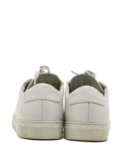 Pre-owned Common Projects Leather Perforated-detail Sneakers