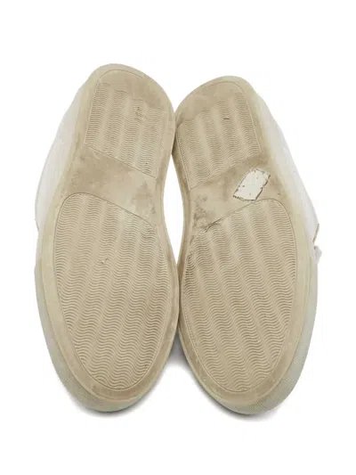 Pre-owned Common Projects Leather Perforated-detail Sneakers