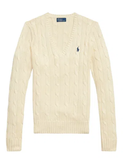 Polo Ralph Lauren Cable-knit V-neck Sweater