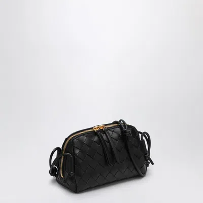 Bottega Veneta Black Plaited Concert Clutch Bag