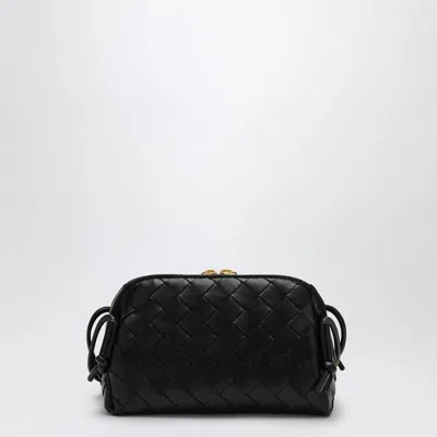 Bottega Veneta Black Plaited Concert Clutch Bag