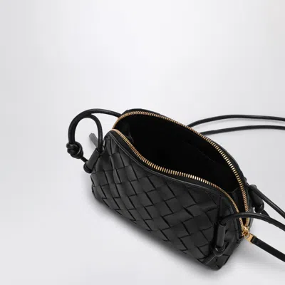 Bottega Veneta Black Plaited Concert Clutch Bag