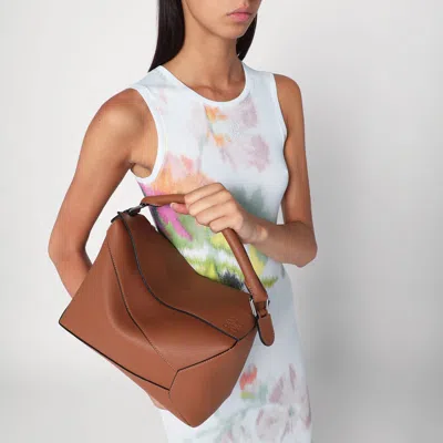 Loewe Medium Puzzle Bag In Brown