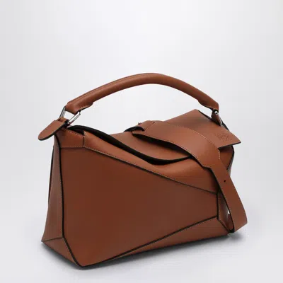Loewe Medium Puzzle Bag In Brown
