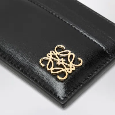 Loewe Anagram Puffer Black Card Holder