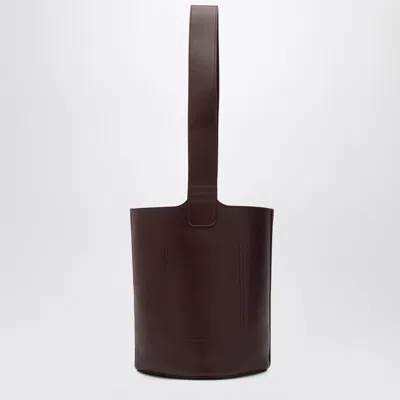 Loewe Dark Burgundy Pebble Bucket Medium Bag Women