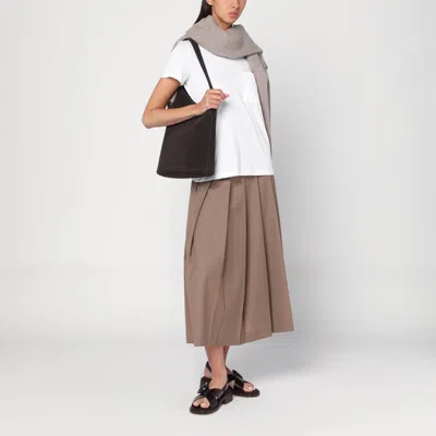 Max Mara Short-sleeved T-shirt In Neutral