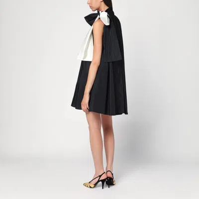 Max Mara Women Beber Taffeta Short Dress In Black