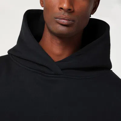 Entire Studios Cotton Hoodie With Hood And Kangaroo Pocket In Black