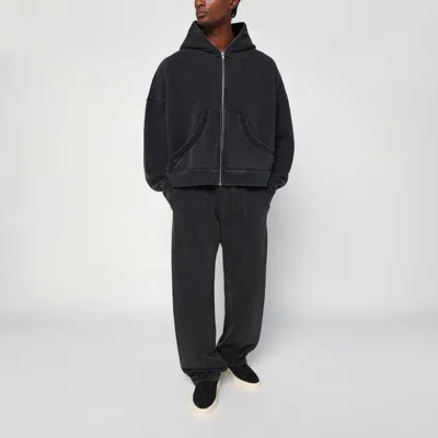 Entire Studios Eternal Zip Hooded Sweatshirt In Black