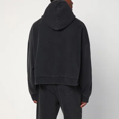 Entire Studios Eternal Zip Hooded Sweatshirt In Black