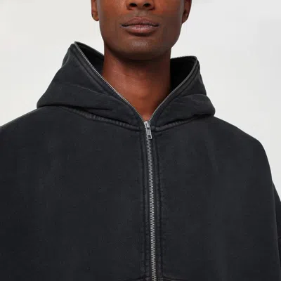 Entire Studios Eternal Zip Hooded Sweatshirt In Black