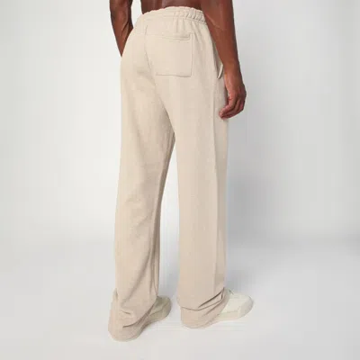 Entire Studios Cotton Jogging Pants Elastic Waistband In Neutral