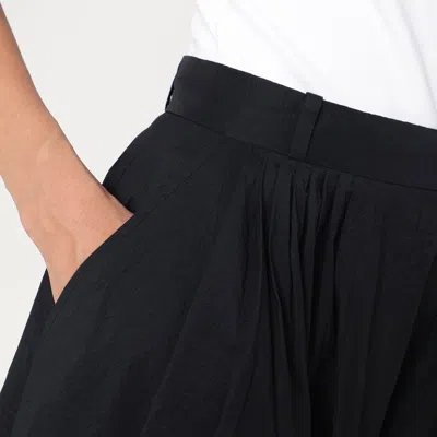 Mark Kenly Domino Tan Mkdt Studio Novo Pleated Skirt In Black