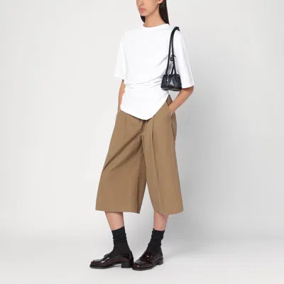 Mark Kenly Domino Tan Long Beige Bermuda Shorts Pennie