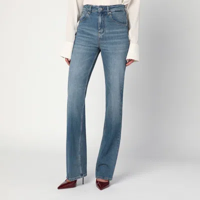 Victoria Beckham Julia Jeans Trousers Belt Loops In Black