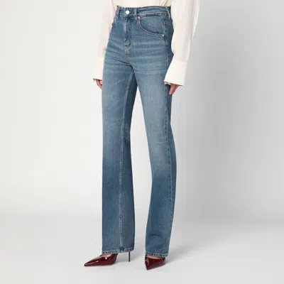 Victoria Beckham Julia Jeans Trousers Belt Loops In Black