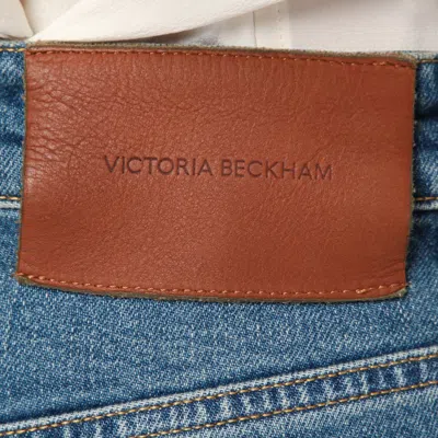 Victoria Beckham Julia Jeans Trousers Belt Loops In Black