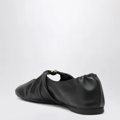 Loewe Black Nappa Pebble Ballerina