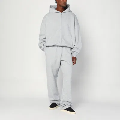Entire Studios Grey Zip Cotton Sweatshirt