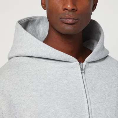 Entire Studios Grey Zip Cotton Sweatshirt