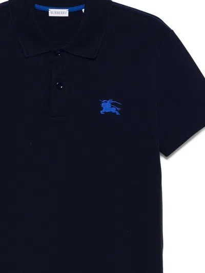 Burberry T-shirts And Polos In Blue