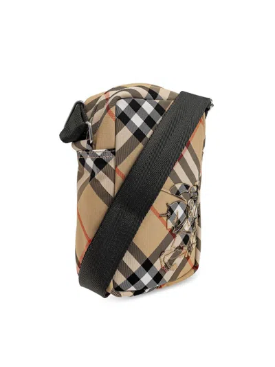 Burberry Check-pattern Messenger Bag