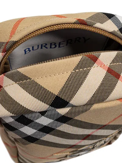 Burberry Check-pattern Messenger Bag