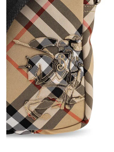 Burberry Check-pattern Messenger Bag