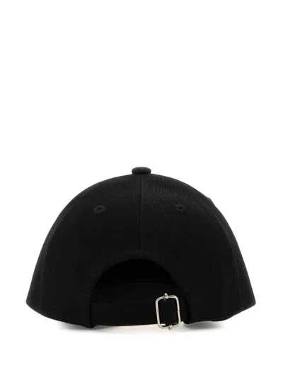 Apc A.p.c. Denim Charlie Baseball Cap In Black