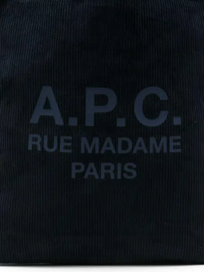 Apc A.p.c. Logo Printed Shoulder Bag