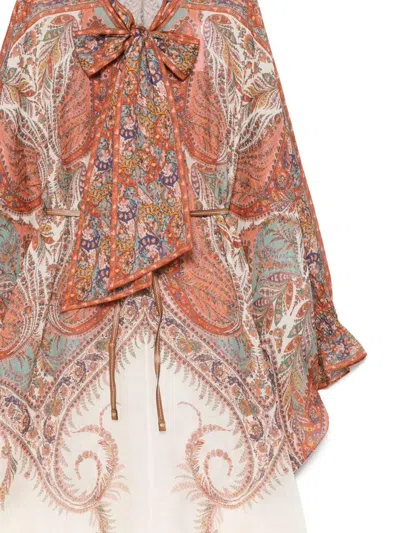 Zimmermann Rhiannon Printed Midi Dress