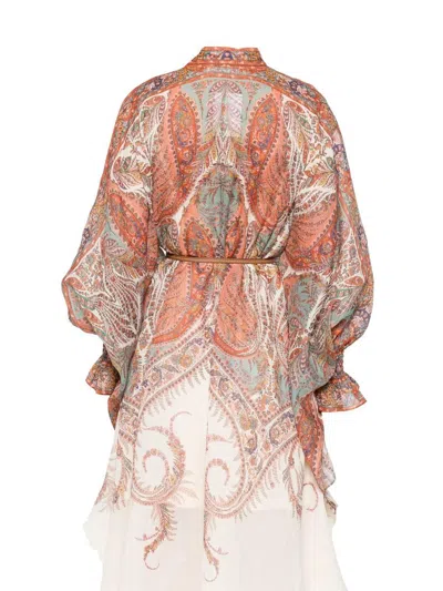 Zimmermann Rhiannon Printed Midi Dress