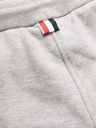 Thom Browne Light Grey 4-bar Engineered Track Pants In Gray