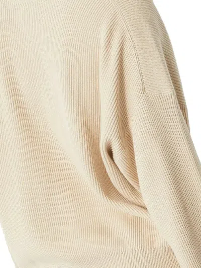 Brunello Cucinelli Beige Cotton Sweater