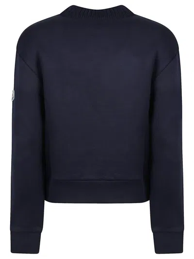 Moncler Sweatshirt In Blue
