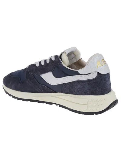 Autry Reelwind Super Vintage Sneakers With Suede Accents In Multi