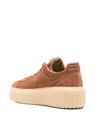 Hogan H-stripes Suede Platform Sneakers